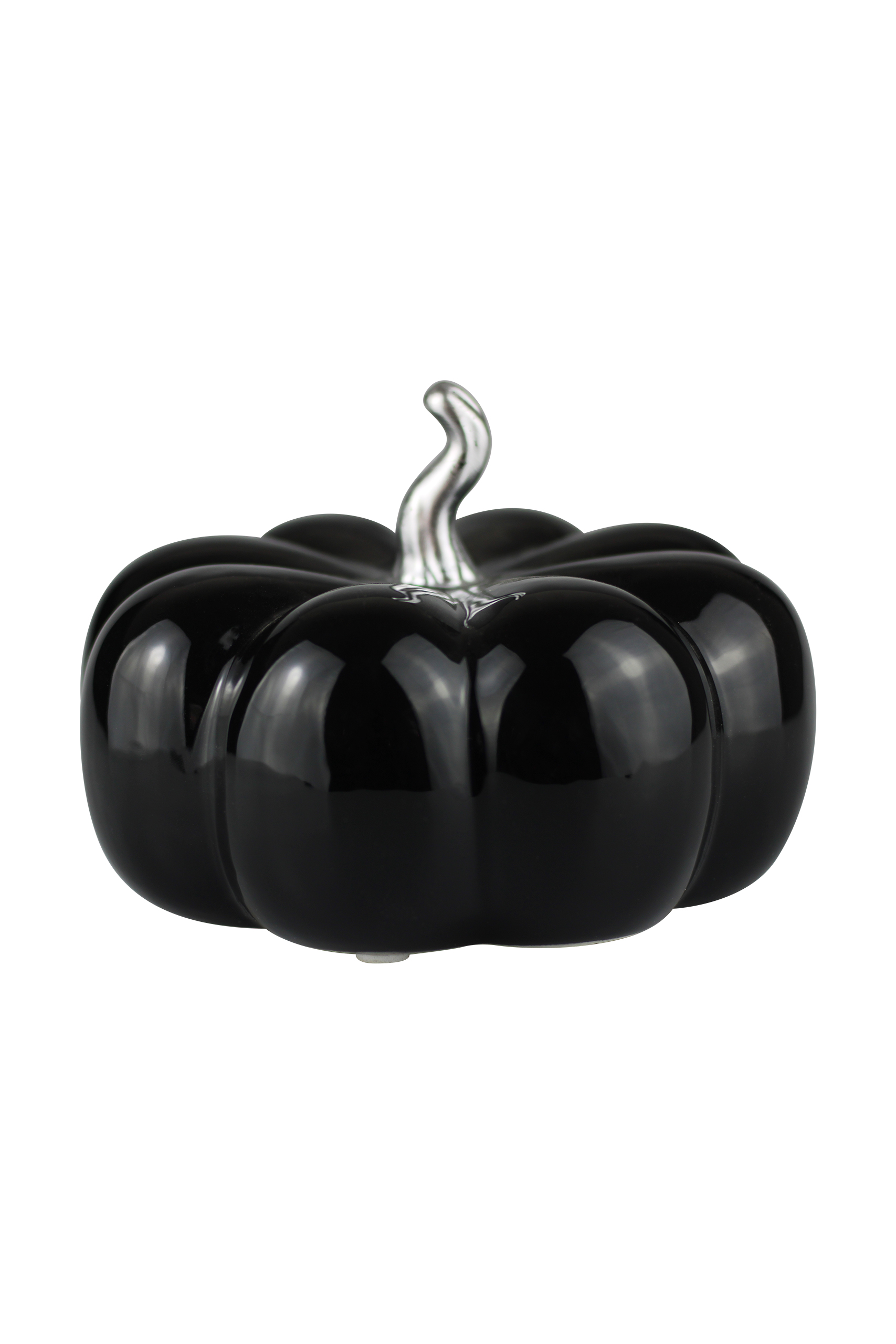 Ceramic Pumpkin Black Large | Pretty Little Home