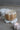 Large Glass Pumpkin Mug - Bright Floral