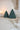 Set of 2 LED Ceramic Trees – Scalloped Green