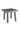 Square Wooden Stool - Round Leg/Grey