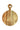 Engraved Heart Round Wooden Coaster - Small Natural