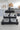 3 Tier Cake Stand - Square/Black