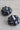 Ceramic Pumpkin Black Polka Dot - Medium 2Pc Set