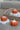 Set of 3 Pumpkin Tea Light Holders - Autumnal Orange