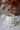 Large Pumpkin Mug - White Floral Art 4
