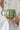 Mini Pumpkin Mug - Autumnal Green Floral Art 3