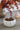 Ceramic Pumpkin Bowl - White Floral