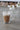 Slim Double Wall Small Multi Hearts Glass Mug - White