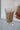 Double Wall Glass Latte Mug - Small Multi Heart/White