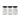 Set 3 Bamboo Storage Jars- Hearts&Dots Black lid 1000ml