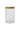1 Pc Single Heart Bamboo Storage Jar - Natural Lid - 1400ml