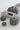 Stone Resin Pumpkin Family - Black