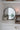 Matt Black Iron Mirror