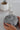 Grey Stone Resin Pumpkin - Large