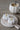 Ceramic Pumpkin White/Gold - Small 2PC