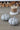 Ceramic Pumpkin Grey - Medium 2PC