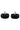 Ceramic Pumpkin Black - Medium 2 Pc Set
