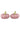 Ceramic Pumpkin Pink - Small 2 Pc Set