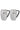 Set Of 2 Glass Mugs - Black Handled HappyTea