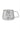 Double Wall Glass Mug - Wrap Around Floral/Black
