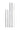 Set Of 4 Glass Straws - White/Multi Heart
