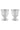 Egg Holder - White/Small Multi Heart 2Pc Set