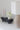 Paulownia Tray On Legs - Black