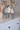 Square Wooden Stool - Round Leg/Grey