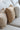 Plain Cushion Cover - Sand Tie-Top