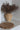 Tall Round-Top Rattan Vase – Natural