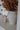 Tall Straight Rattan Vase – White
