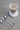 Set Of 3 Heart Latte Spoons - Silver